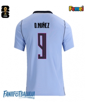 Uruguay Darwin Nunez #9 Echipament de Fotbal Replică Mondial 2026 Femei Acasa